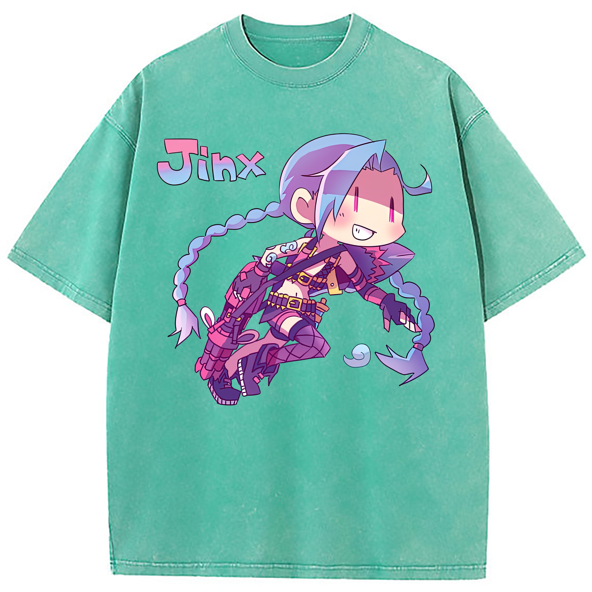 （画像用） リーグ・オブ・レジェンド League of Legends LOL 綿100% ヴィンテージ風 半袖Tシャツ（フロントプリント）